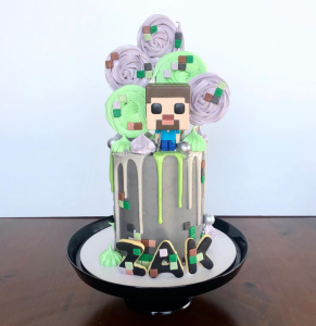 minecraft birthday cake perth