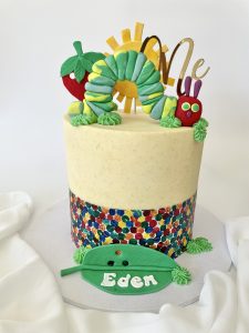 very hungry caterpillar cake